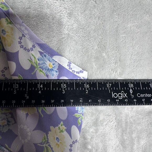 VTG Y2K Babydoll Dress Size 7 90s Pastel Floral Fairy Grunge Twee Mini Clueless - Picture 9 of 15